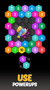 اسکرین شات بازی Merge Hexa - Number Puzzle 5