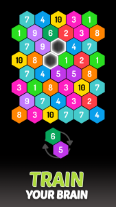 اسکرین شات بازی Merge Hexa - Number Puzzle 2