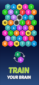 اسکرین شات 2 بازی Merge Hexa™ Number Puzzle Game