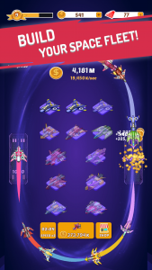 اسکرین شات 1 بازی Merge Spaceships - Idle Space