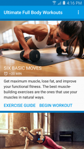 اسکرین شات برنامه Ultimate Full Body Workouts 1