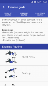 اسکرین شات برنامه Ultimate Upper Body Workouts 2