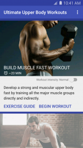 اسکرین شات برنامه Ultimate Upper Body Workouts 1