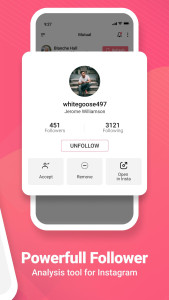 اسکرین شات 5 برنامه Followers & Unfollowers