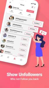 اسکرین شات 2 برنامه Followers & Unfollowers