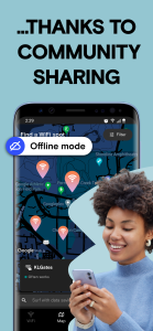 اسکرین شات 3 برنامه Instabridge: WiFi Hotspot Map