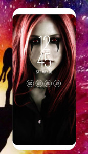 اسکرین شات برنامه Avril Lavigne Wallpaper HD 3
