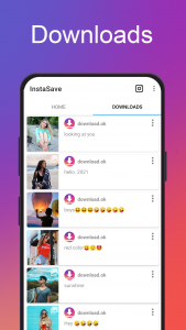 اسکرین شات برنامه InstaSaver: Video Downloader 4