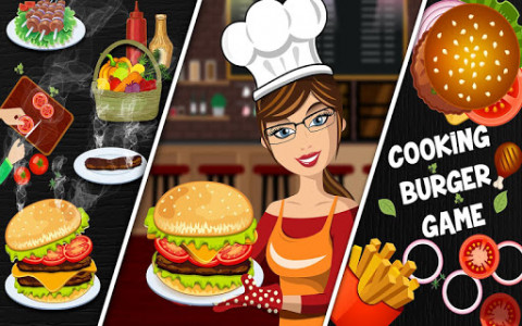 اسکرین شات بازی Burger Cooking Simulator : Burger Food Maker Shop 1