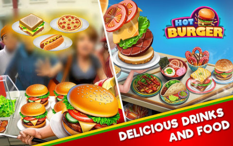 اسکرین شات بازی Burger Cooking Simulator : Burger Food Maker Shop 3