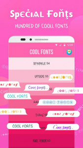 اسکرین شات برنامه Cool Fonts 3