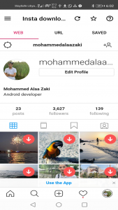 اسکرین شات برنامه Video downloader for Instagram 2