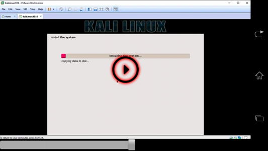 اسکرین شات برنامه آموزش نصب کالی لینوکس 1