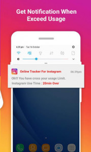 اسکرین شات برنامه Online Tracker for Instagram : Usage Tracker 4
