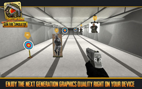 اسکرین شات بازی Shooting Range Gun Simulator - Gun Fire 2