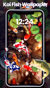 اسکرین شات 4 برنامه Koi Fish Live Wallpaper 4k