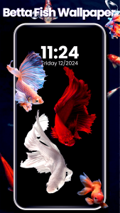 اسکرین شات 3 برنامه Koi Fish Live Wallpaper 4k