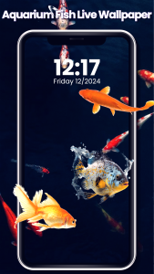 اسکرین شات 7 برنامه Koi Fish Live Wallpaper 4k