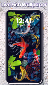 اسکرین شات 8 برنامه Koi Fish Live Wallpaper 4k