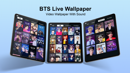 اسکرین شات 1 برنامه BTS Video Wallpapers Live 4k