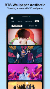 اسکرین شات 5 برنامه BTS Video Wallpapers Live 4k