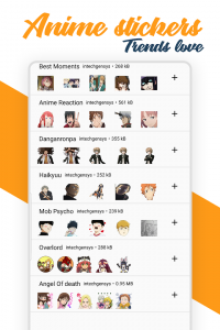 اسکرین شات برنامه Anime Stickers for WhatsApp - (WAStickerApps) 5
