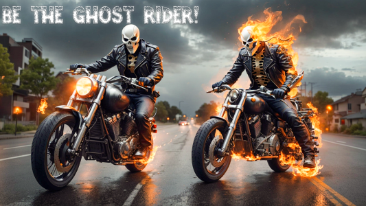 اسکرین شات 2 بازی Ghost Rider 3D - Ghost Game