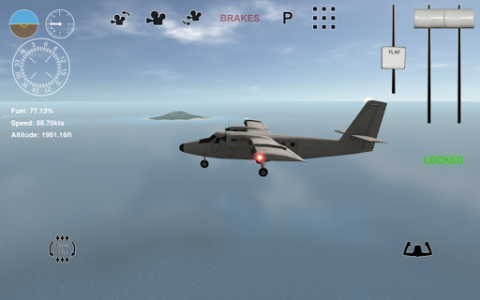 اسکرین شات بازی Island Bush Pilot 3D 2