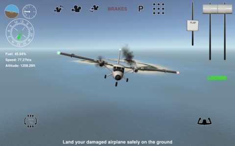 اسکرین شات بازی Island Bush Pilot 3D 3