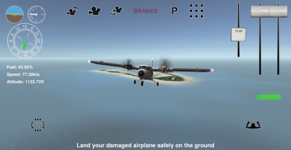 اسکرین شات بازی Island Bush Pilot 3D 8