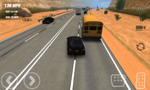 اسکرین شات بازی Freeway Traffic Rush 2