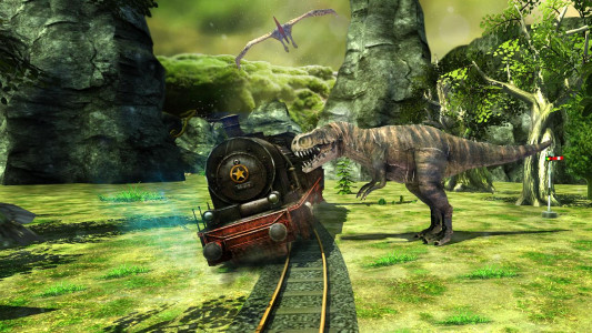 اسکرین شات بازی Train Simulator - Dino Park 4