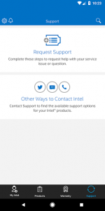 اسکرین شات برنامه Intel® Support App 4
