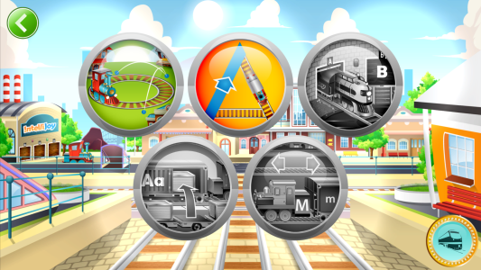اسکرین شات 1 بازی Kids ABC Trains Lite