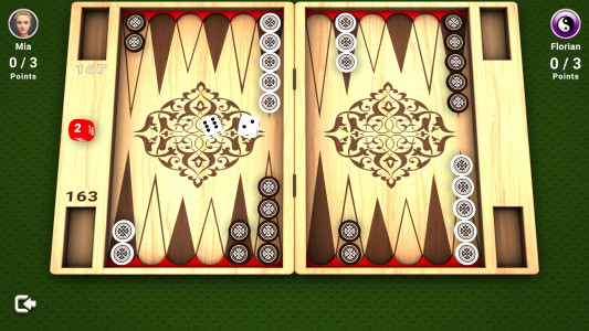 اسکرین شات 1 بازی Backgammon - Board Game