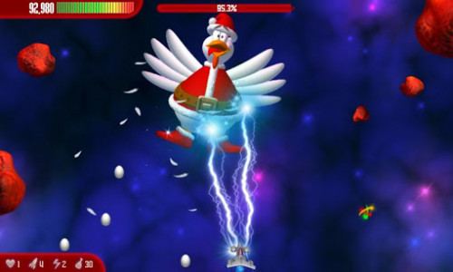 اسکرین شات بازی Chicken Invaders 3 Xmas 1