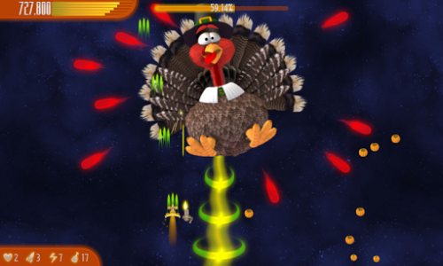 اسکرین شات بازی Chicken Invaders 4 Thanksgivin 1