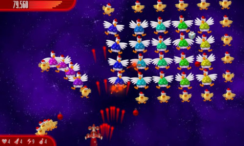 اسکرین شات بازی Chicken Invaders 4 Xmas 2