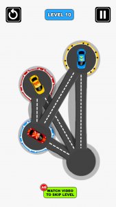 اسکرین شات برنامه Car Parking Order Puzzle Game 2