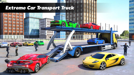 اسکرین شات برنامه Crazy Car Transport Truck Sim 1
