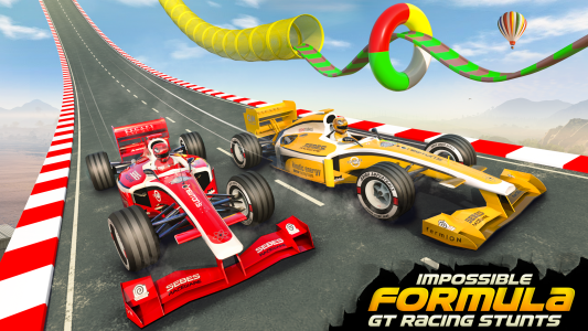 اسکرین شات 1 برنامه Formula Car GT Racing Stunts