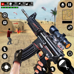 اسکرین شات برنامه Modern Gun Shooting Fps Games 1