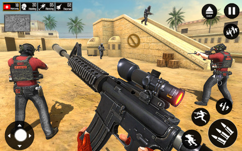 اسکرین شات 4 برنامه Modern Gun Shooting Fps Games