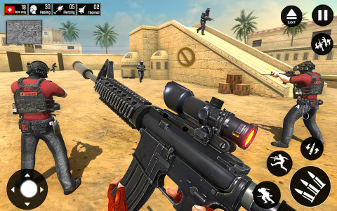 اسکرین شات برنامه Modern Gun Shooting Fps Games 4