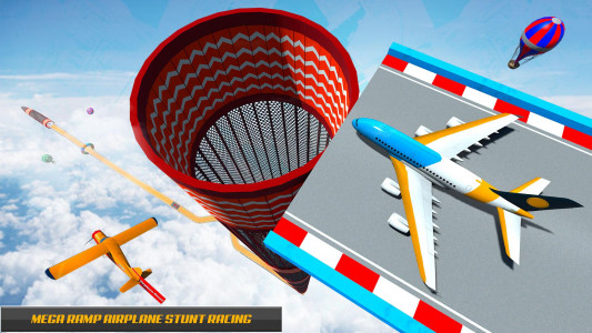 اسکرین شات برنامه Plane Stunt Racing Plane Games 1