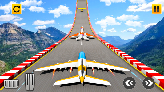 اسکرین شات برنامه Plane Stunt Racing Plane Games 4