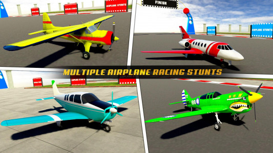 اسکرین شات برنامه Plane Stunt Racing Plane Games 5