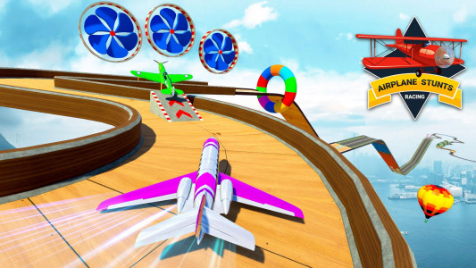 اسکرین شات برنامه Plane Stunt Racing Plane Games 6