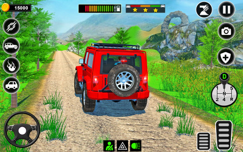اسکرین شات 1 برنامه Extreme Jeep Driving Simulator