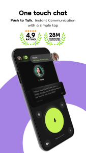 اسکرین شات 1 برنامه buz - voice connects